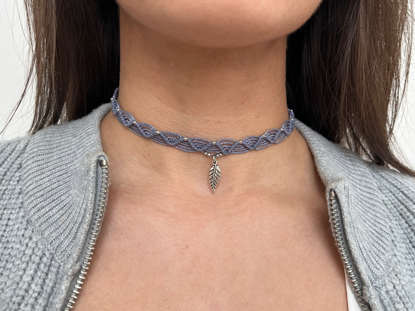 Halskette Feder